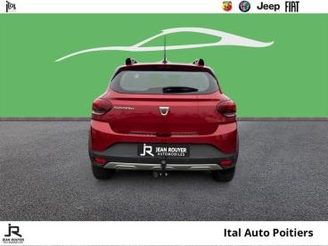 SPOTICAR Dacia Sandero 1.0 Eco-g 100ch Stepway Confort Occasion - Citadine Gpl Rouge Fusion Métallisé - Poitiers - 1203823385_5