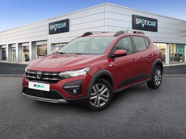 SPOTICAR Dacia Sandero Eco-g 100 - 22 Stepway Confort Occasion - Citadine Essence Rouge - Flers - 1203857597_1