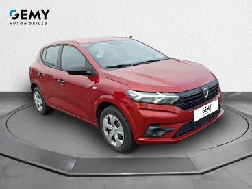 SPOTICAR Dacia Sandero Sce 65 - 22 Essentiel Occasion - Citadine Essence Rouge Fusion - Saint Brieuc - 1203921999_3