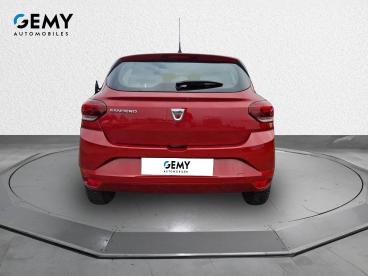 SPOTICAR Dacia Sandero Sce 65 - 22 Essentiel Occasion - Citadine Essence Rouge Fusion - Saint Brieuc - 1203921999_5