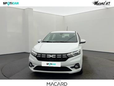 SPOTICAR Dacia Sandero 1.0 Sce 65ch Confort -22 Occasion - Citadine Essence Blanc - Boe - 1203934673_2