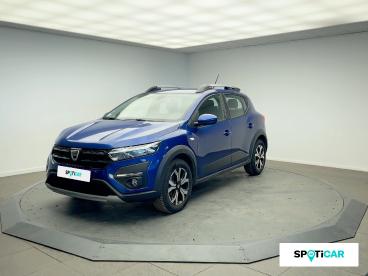 SPOTICAR Dacia Sandero Eco-g 100 - 22 Stepway Confort Occasion - Citadine Essence Bleu - Tarbes - 1203986707_1