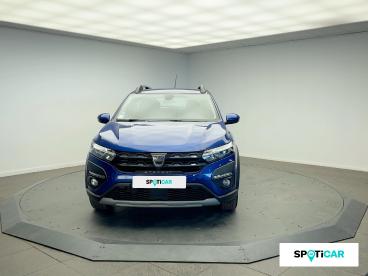 SPOTICAR Dacia Sandero Eco-g 100 - 22 Stepway Confort Occasion - Citadine Essence Bleu - Tarbes - 1203986707_2