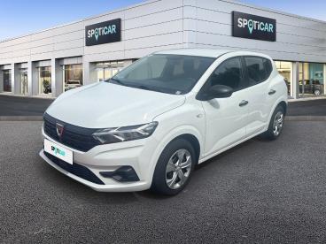 SPOTICAR Dacia Sandero Sce 65 - 22 Essentiel Occasion - Citadine Essence Blanc - Honfleur - 1204036680_1