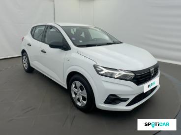 SPOTICAR Dacia Sandero 1.0 Sce 65ch Essential Occasion - Citadine Essence Blanc - Chambery - 1204098654_3