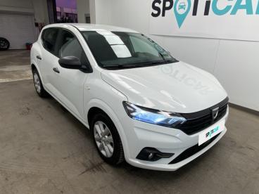 SPOTICAR Dacia Sandero Sce 65 Essentiel Occasion - Citadine Essence Blanc - Merignac - 1204148613_3