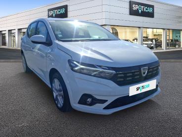 SPOTICAR Dacia Sandero 1.0 Tce 90ch Confort Cvt -22 Occasion - Citadine Essence Blanc - Reims - 1204221065_3