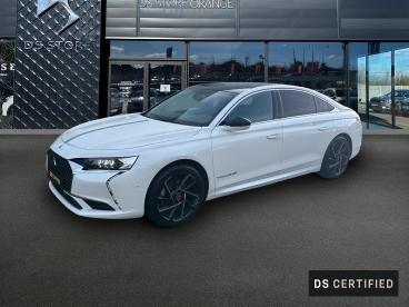 SPOTICAR Ds Ds 9 9 Hybrid E-tense 225ch Performance Line+ Occasion - Berline Hybride Rechargeable Blanc - Orange - 303913393_1