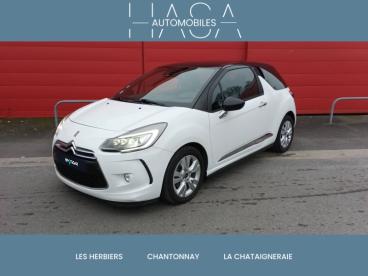 SPOTICAR Ds Ds 3 Bluehdi 100ch So Chic S&s Occasion - Citadine Diesel Blanc Banquise (o) - Toit Noir Onyx - Les Herbiers - 1202926769_1