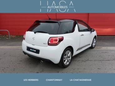 SPOTICAR Ds Ds 3 Bluehdi 100ch So Chic S&s Occasion - Citadine Diesel Blanc Banquise (o) - Toit Noir Onyx - Les Herbiers - 1202926769_3