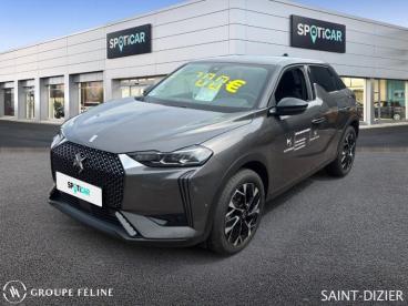 DS CERTIFIED Ds Ds 3 E-tense 156ch Rivoli occasion certifiée - Citadine Electrique Gris Platinium (m) - St Dizier - 2948670_1