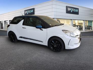 SPOTICAR Ds Ds 3 Puretech 130 S&s Bvm6 So Chic Occasion - Citadine Essence Blanc Toit Bleu - Roanne - 1203406652_3
