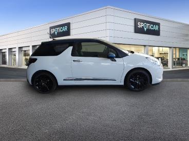 SPOTICAR Ds Ds 3 Puretech 130 S&s Bvm6 So Chic Occasion - Citadine Essence Blanc Toit Bleu - Roanne - 1203406652_4
