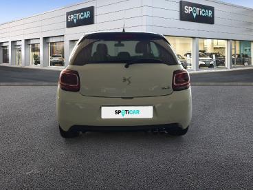 SPOTICAR Ds Ds 3 Puretech 130 S&s Bvm6 So Chic Occasion - Citadine Essence Blanc Toit Bleu - Roanne - 1203406652_5
