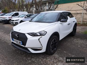 DS CERTIFIED Ds Ds 3 Crossback Puretech 130 Eat8 So Chic occasion certifiée - Citadine Essence Blanc - Marignane - 3447337_1