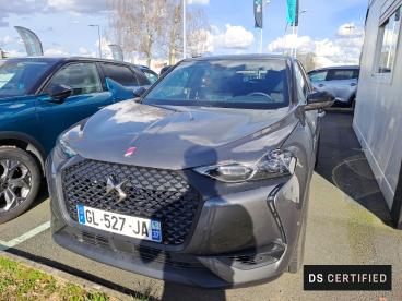 DS CERTIFIED Ds Ds 3 Crossback Puretech 130 Eat8 Performance Line+ occasion certifiée - Citadine Essence Gris - Tours - 3458217_1