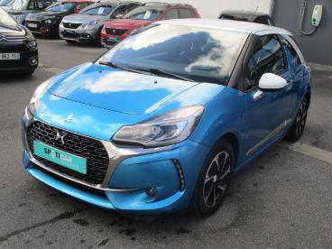 SPOTICAR Ds Ds 3 Puretech 130 S&s Bvm6 So Chic Occasion - Citadine Essence Bleu - Saint Germain Les Arpajon - 1203476267_1