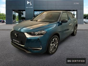DS CERTIFIED Ds Ds 3 Crossback E-tense Grand Chic occasion certifiée - Citadine Electrique Bleu - Venissieux - 3482525_1