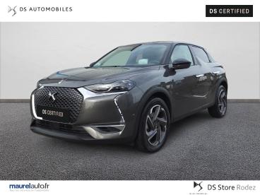 DS CERTIFIED Ds Ds 3 Crossback Bluehdi 130 Eat8 Grand Chic occasion certifiée - Citadine Diesel Gris - Onet Le Chateau - 3485685_1