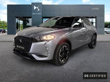 DS CERTIFIED Ds Ds 3 Crossback Puretech 100 Bvm6 Chic occasion certifiée - Citadine Essence Gris - St Etienne - 3488303_1