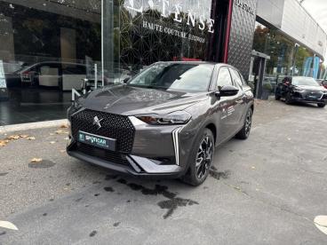 DS CERTIFIED Ds Ds 3 E-tense 156ch Rivoli occasion certifiée - Citadine Electrique Gris Platinium (m) - Vert Saint Denis - 3518626_1