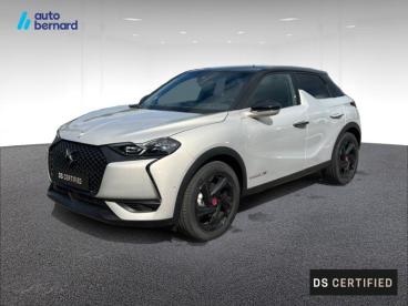 DS CERTIFIED Ds Ds 3 E-tense 156ch Performance Line + occasion certifiée - Citadine Electrique Cristal Pearl (n) - Toit Noir - Eybens - 3537123_1