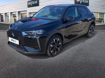 DS CERTIFIED Ds Ds 3 Puretech 130ch Rivoli Automatique occasion certifiée - Citadine Essence Noir Perla Nera (n) - Orange - 3552588_1