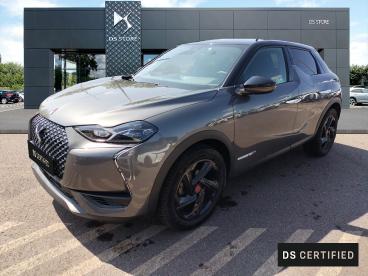DS CERTIFIED Ds Ds 3 Puretech 130ch Performance Line Automatique occasion certifiée - Citadine Essence Gris Platinium (m) - Toit Noir - Metz - 3585232_1