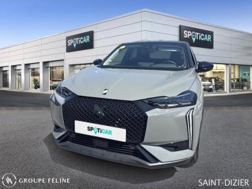 DS CERTIFIED Ds Ds 3 1.2 Puretech 130ch Esprit Voyage Automatique occasion certifiée - Citadine Essence Gris Laqué (m) - Toit Noir - St Dizier - 3599571_2