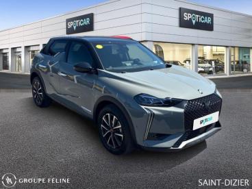 DS CERTIFIED Ds Ds 3 1.2 Puretech 130ch Esprit Voyage Automatique occasion certifiée - Citadine Essence Gris Laqué (m) - Toit Noir - St Dizier - 3599571_3