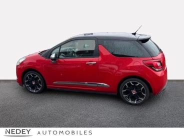 SPOTICAR Ds Ds 3 1.6 Thp 150ch Sport Chic Occasion - Citadine Essence Rouge Aden - Pavillon Bi-ton Noir O - Montbeliard - 1203607012_1