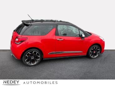 SPOTICAR Ds Ds 3 1.6 Thp 150ch Sport Chic Occasion - Citadine Essence Rouge Aden - Pavillon Bi-ton Noir O - Montbeliard - 1203607012_3