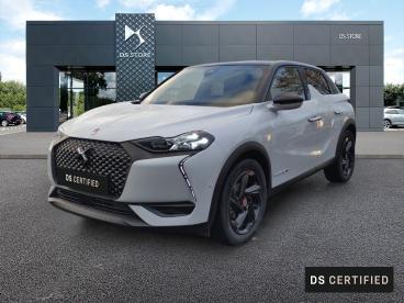 DS CERTIFIED Ds Ds 3 Crossback Puretech 130 Eat8 Performance Line+ occasion certifiée - Citadine Essence Blanc - Cerise - 3613195_1