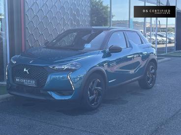 DS CERTIFIED Ds Ds 3 3 Crossback Bluehdi 130 Eat8 Performance Line+ occasion certifiée - Citadine Diesel Bleu - Lescar - 3617697_1