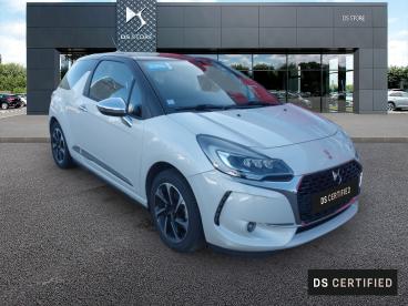 DS CERTIFIED Ds Ds 3 Puretech 110ch Connected Chic Automatique occasion certifiée - Citadine Essence Blanc Banquise (o) - Toit Noir Onyx - Chalon Sur Saone - 3626968_3