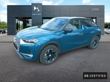 DS CERTIFIED Ds Ds 3 Crossback E-tense So Chic occasion certifiée - Citadine Electrique Bleu - Tours - 3629148_1
