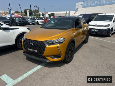 DS CERTIFIED Ds Ds 3 Crossback Puretech 130 Eat8 Performance Line occasion certifiée - Citadine Essence Jaune - Marseille - 3635353_3