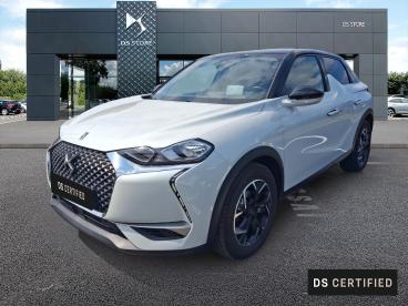 DS CERTIFIED Ds Ds 3 Crossback Puretech 130 Eat8 Connected Chic occasion certifiée - Citadine Essence Blanc Nacré - Caen - 3636541_1
