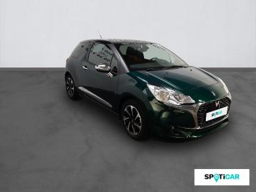 SPOTICAR Ds Ds 3 Puretech 110ch So Chic S&s Occasion - Citadine Essence Vert Saphir (n) - Toit Noir Onyx - Limoges - 1203646456_3