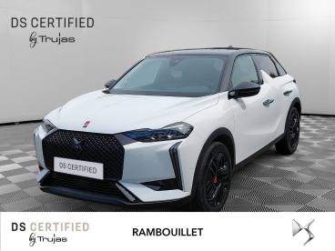 DS CERTIFIED Ds Ds 3 E-tense Performance Line+ occasion certifiée - Citadine Electrique Blanc - Gazeran - 3656008_1