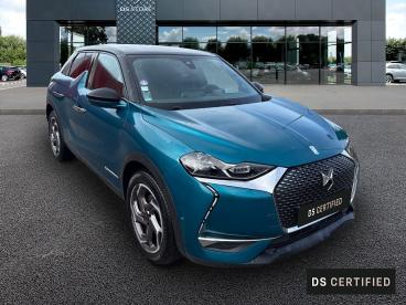 DS CERTIFIED Ds Ds 3 Crossback Puretech 130 Eat8 Grand Chic occasion certifiée - Citadine Essence Bleu - Saint Nazaire - 3657981_3