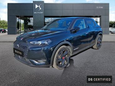 DS CERTIFIED Ds Ds 3 Crossback Puretech 130 Eat8 Performance Line+ occasion certifiée - Citadine Essence Ktv Noir Perla Nera - Caen - 3659045_1