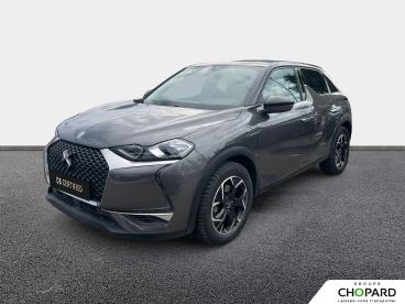 DS CERTIFIED Ds Ds 3 Crossback Puretech 130 Eat8 So Chic occasion certifiée - Citadine Essence Gris - Antibes - 3663296_1