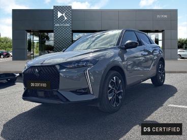 DS CERTIFIED Ds Ds 3 Crossback Puretech 130 Eat8 Performance Line+ occasion certifiée - Citadine Essence Gris - Mont De Marsan - 3678299_1