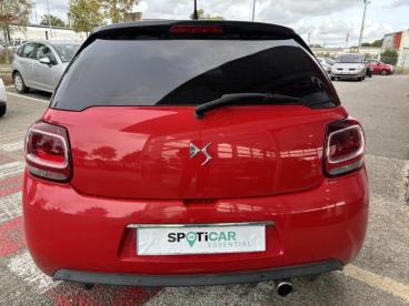 SPOTICAR Ds Ds 3 Puretech 82ch So Chic Occasion - Citadine Essence Rouge Aden (o) - Toit Noir Onyx - Ploemeur - 1203681763_5