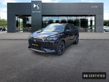 DS CERTIFIED Ds Ds 3 1.2 Hybride 136ch Etoile occasion certifiée - Citadine Hybride Noir Perla Nera (n) - St Brieuc - 3682093_1