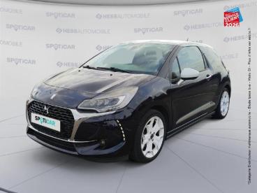 SPOTICAR Ds Ds 3 Puretech 130ch Sport Chic S&s Occasion - Citadine Essence Bleu Encre (n) - Toit Blanc Opale - Belfort - 1203693753_1