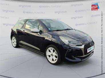 SPOTICAR Ds Ds 3 Puretech 130ch Sport Chic S&s Occasion - Citadine Essence Bleu Encre (n) - Toit Blanc Opale - Belfort - 1203693753_3