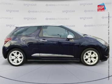 SPOTICAR Ds Ds 3 Puretech 130ch Sport Chic S&s Occasion - Citadine Essence Bleu Encre (n) - Toit Blanc Opale - Belfort - 1203693753_4