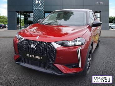 DS CERTIFIED Ds Ds 3 E-tense Rivoli occasion certifiée - Citadine Electrique Rouge - Tours - 3704933_1